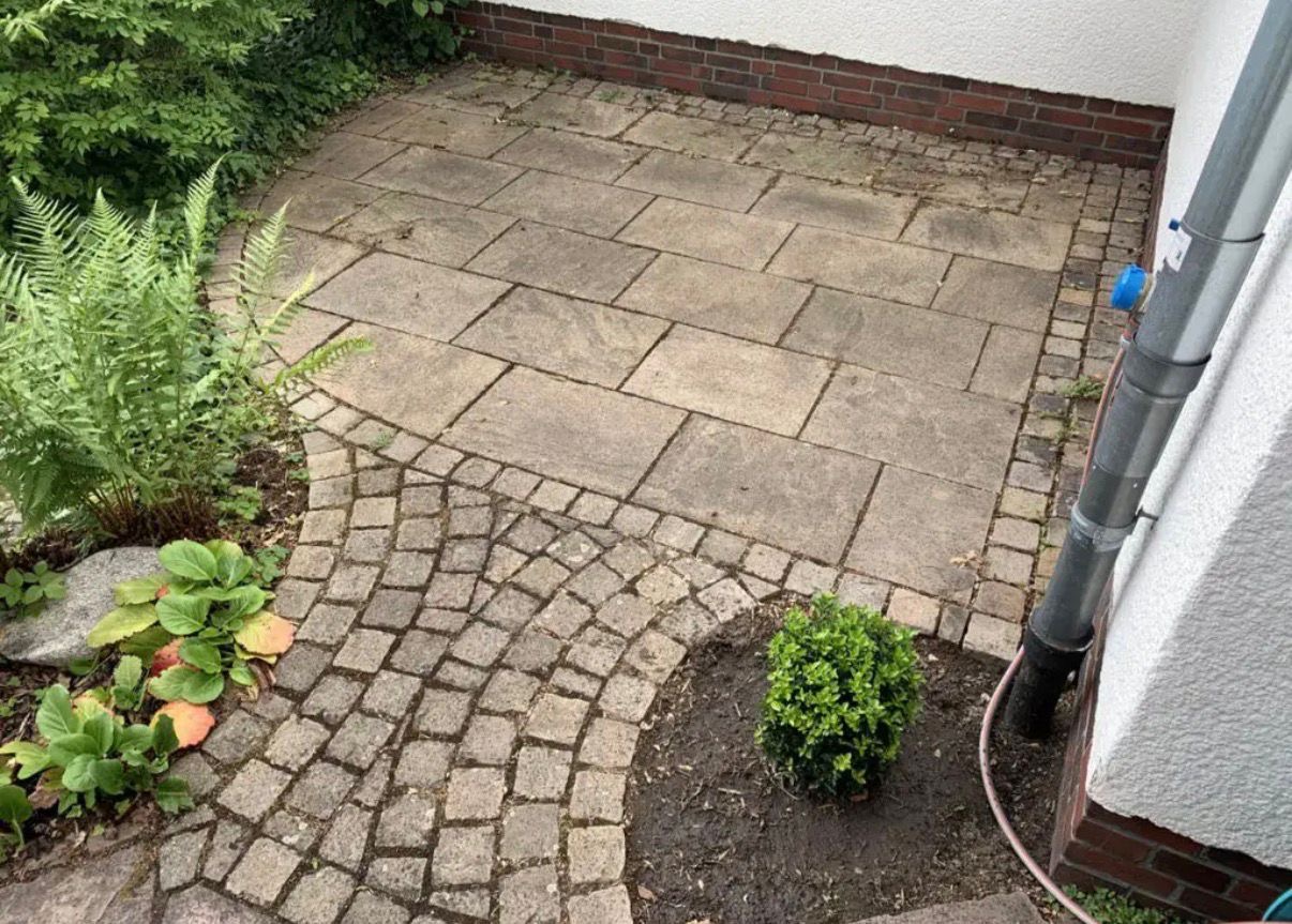 Vorher Gepflegte Fläche mit klarer Struktur